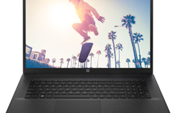 Slanke en zeer krachtige HP 17.3" Ryzen-7 5700U laptop