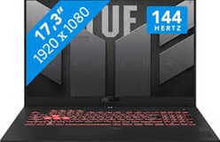 Krachtige Asus TUF 17.3" R5 Gaming laptop